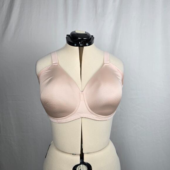 Vanity Fair Full Figure Bra Women's 44C Flesh Pink Back Closure - Picture 4 of 11